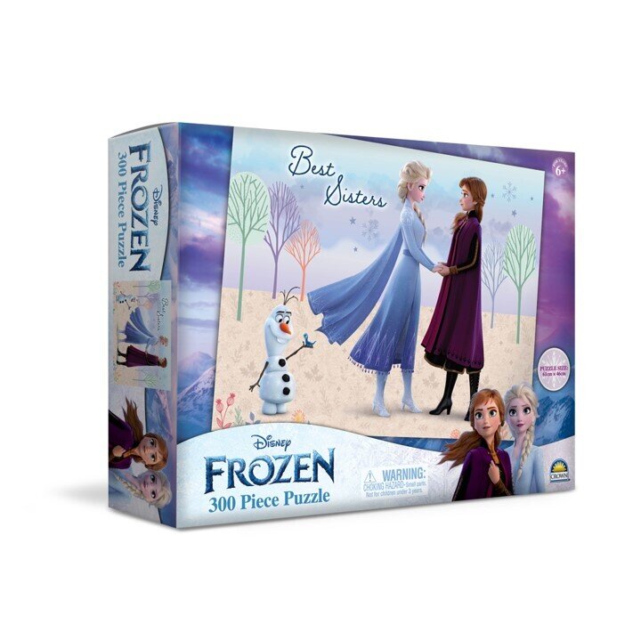 JIGSAW PUZZLE FROZEN EVERGREEN 300PCE 3 ASST