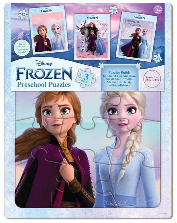 JIGSAW PUZZLE FROZEN EVERGREEN PRESCHOOL 3PK