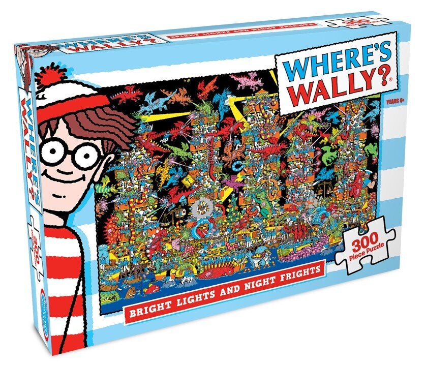 JIGSAW PUZZLE WHERE'S WALLY 300PCE SERIES A 3 ASST