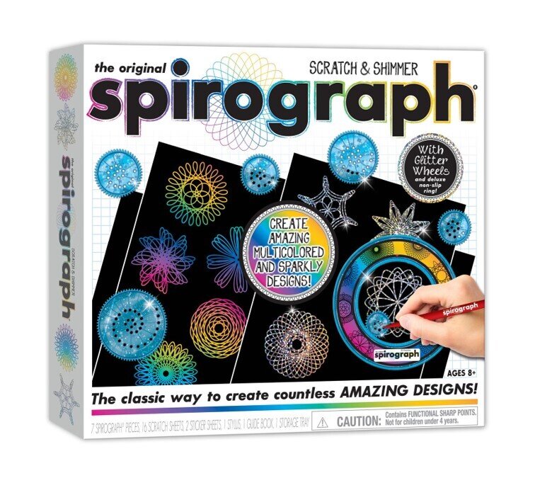 DRAWING TOY SPIROGRAPH SCRATCH & SHIMMER