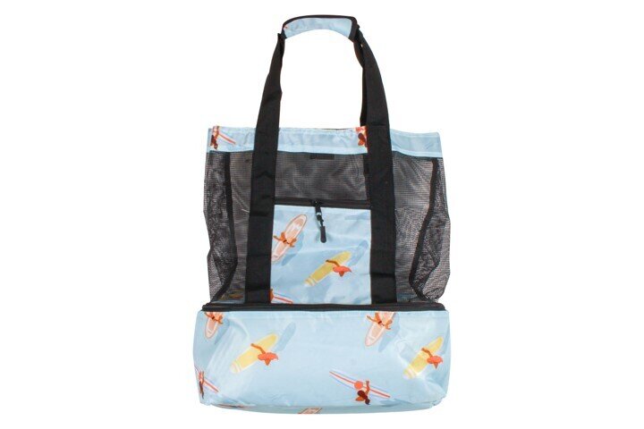 BEACH COOLER GOODVIBES 46X42X19CM WITH MESH BAG SUNDAY SURF