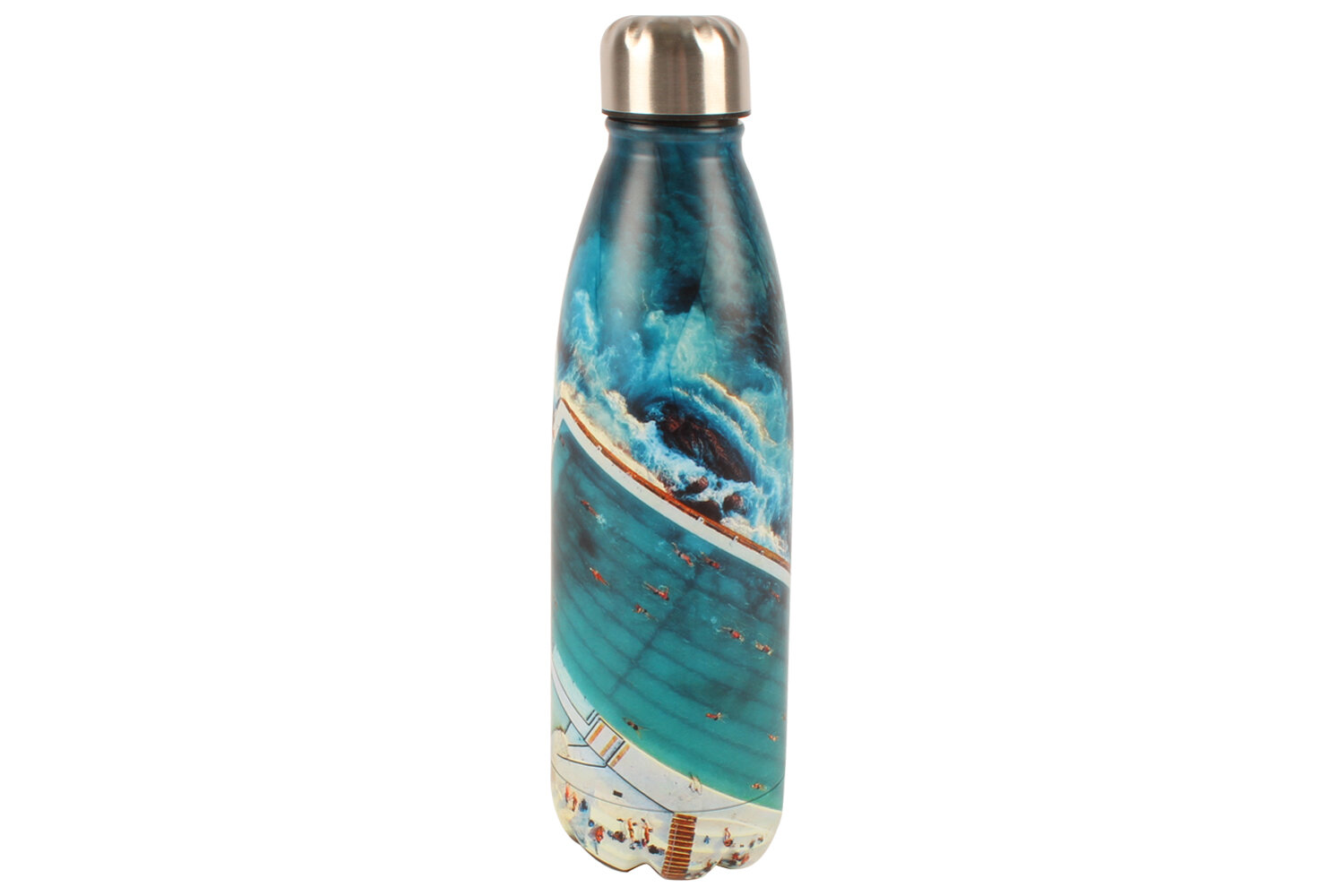 DRINK BOTTLE GOODVIBES 500ML STAINLESS STEEL DOUBLE WALL BONDI