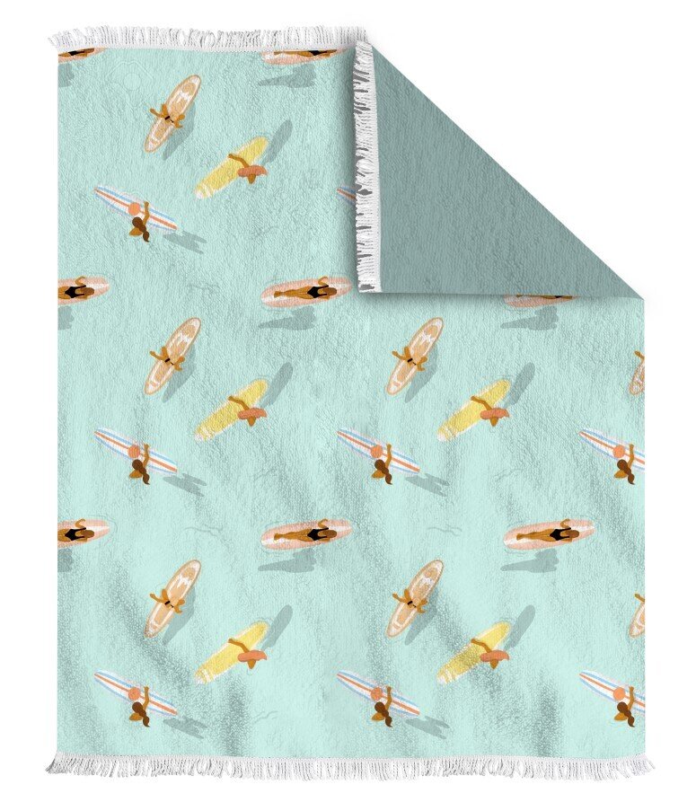 PICNIC THROW GOODVIBES 180X150CM 300GSM SUNDAY SURF