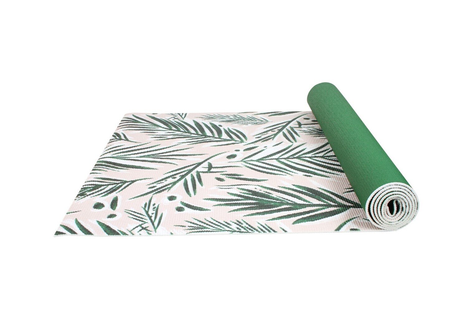 YOGA MATS GOODVIBES 173X61CM 4MM THICKNESS PAINTED PALMS
