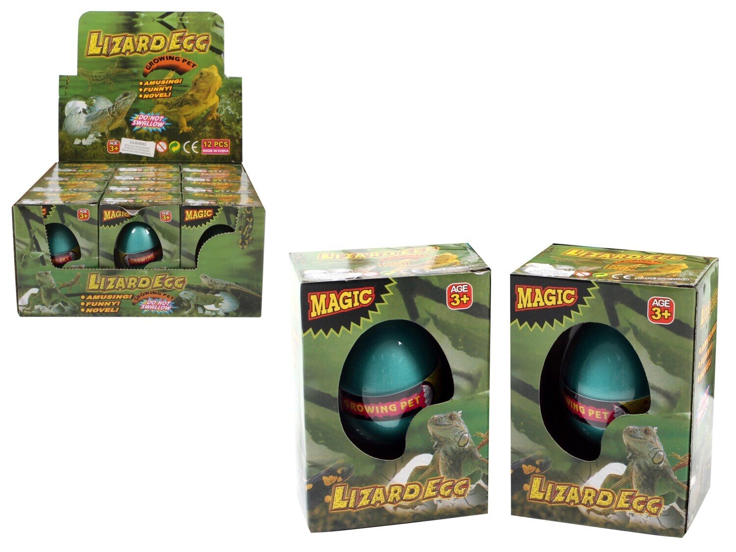 TOY CDU GROWING PET LIZARD EGG