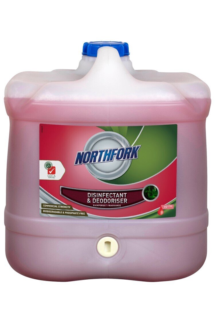 DISINFECTANT DEODORISER NORTHFORK 15L GECA  PINK 15L