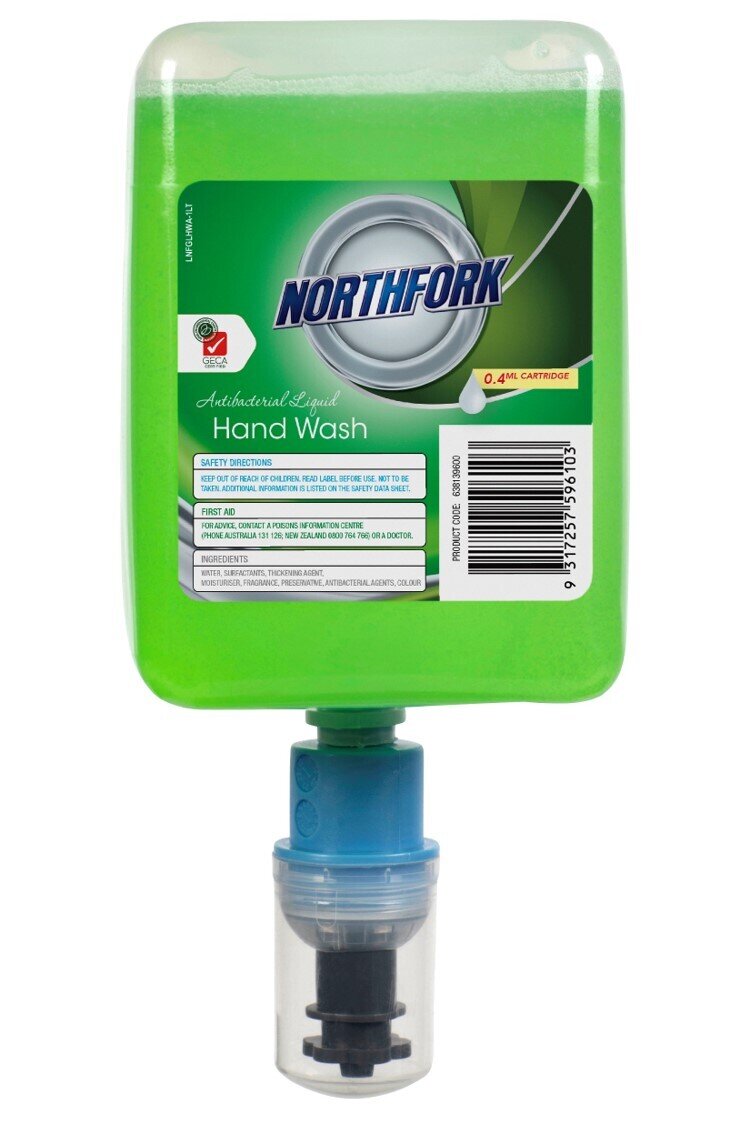 LIQUID HAND WASH NORTHFORK GECA  GREEN 0.4ML CARTRIDGE