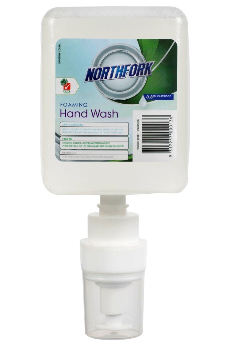 FOAMING HAND WASH NORTHFORK 1L GECA  GREEN 0.8ML CARTRIDGE