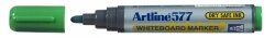 MARKER WHITEBOARD ARTLINE 577 3MM BULLET NIB GREEN