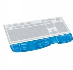 SP- KEYBOARD FELLOWES PALM SUPPORT WITH GEL CLEAR BLUE