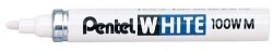 MARKER PENTEL 100W-M BULLET WHITE