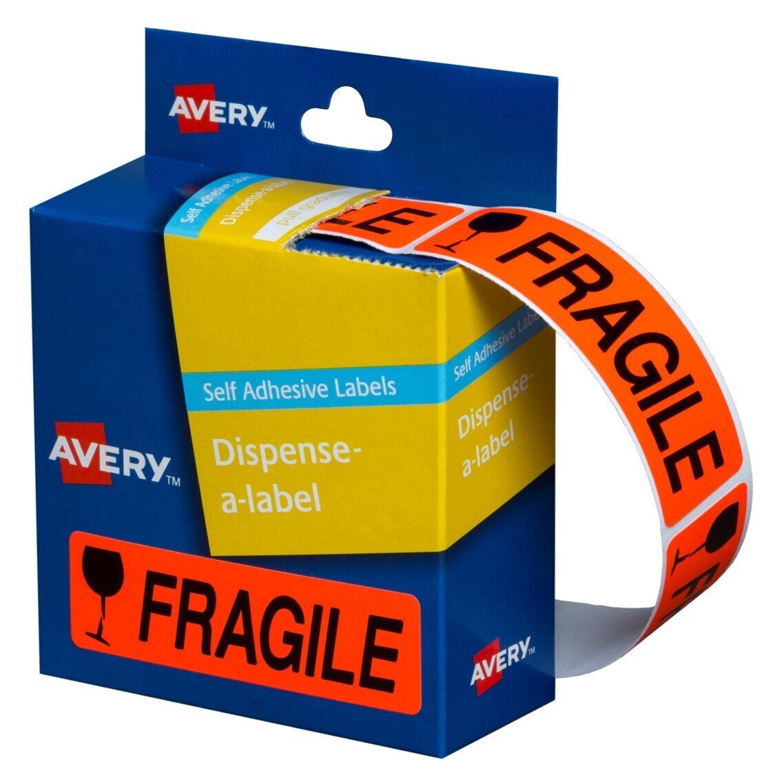 LABEL AVERY DISP 19X64 FRAGILE DMR1964FR