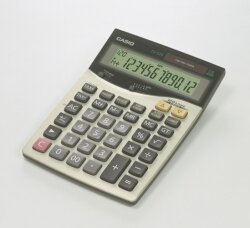 CALCULATOR CASIO DJ220 DESKTOP ELECTRONIC 12 DIGIT