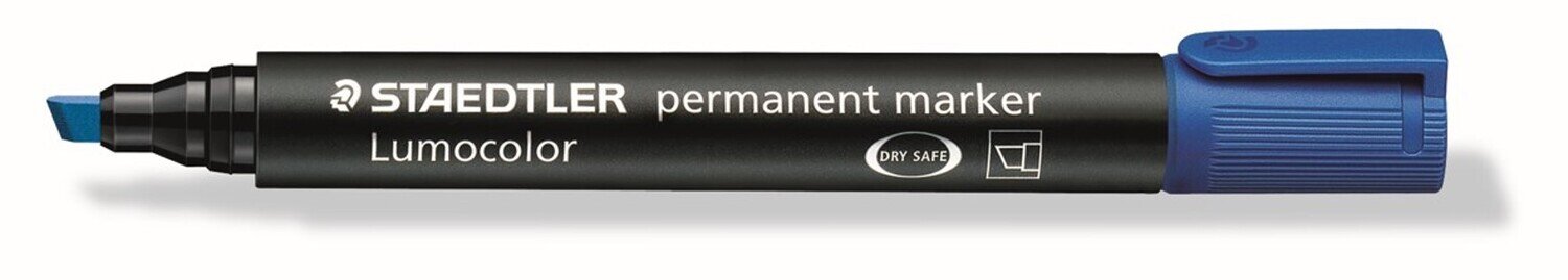 MARKER STAEDTLER 350-3 PERM CHISEL BLUE