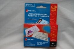 LAMINATING POUCHES REXEL BADGE CARD 67X98MM 50'S 360 MICRON 2X180