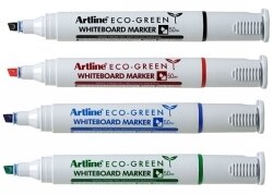 SP- MARKER WHITEBOARD ARTLINE 529 ECO GREEN CHISEL TIP ASST WLT4