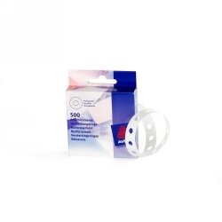 REINFORCEMENT RINGS AVERY CLEAR VINYL PK500