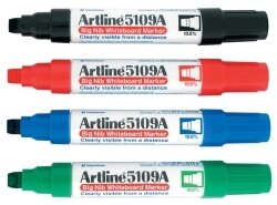 MARKER W/B ARTLINE 5109A BIG NIB 10MM CHISEL BLACK