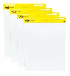 EASEL PAD POST-IT 559-VAD 635X775MM WHITE PK4