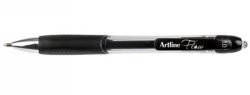 PEN ARTLINE BP FLOW 1.0MM RETRACTABLE BLACK