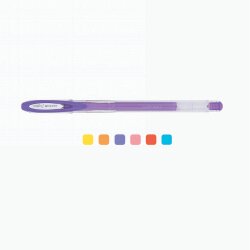 PEN UNI RB SIGNO UM120 ANGELIC GEL 0.7MM ASSORTED COLOURS