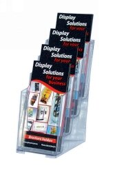 DEFLECT-O BROCHURE HOLDER DL F/S W/M 4 POCKET 77701