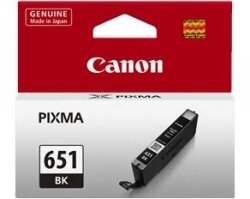 INKJET CART CANON CLI651BK BLACK