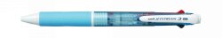 PEN UNI RB JETSTREAM SXE RETRACTABLE 3 COLOURS 0.7MM L/BLUE BARREL