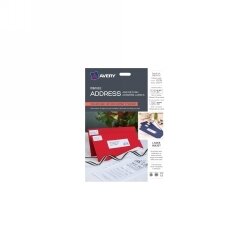 SP- LABEL KIT AVERY PRINTABLE 128 ADDRESS/130 RETURN WHITE