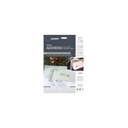 SP- LABEL KIT AVERY PRINTABLE 128 ADDRESS/130 RETURN CLEAR