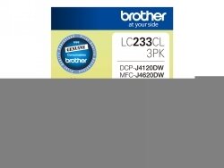 SP- INKJET CART BROTHER LC233 TRI COLOUR VALUE PACK