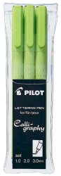 PEN PILOT LETTERING ASST POINTS BLACK WLT3