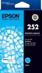 INKJET CART EPSON T252292 252 STANDARD CAP DURABRITE ULTRA CYAN