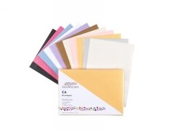 SP- ENVELOPES COLOURFUL DAYS C6 PEARLESCENT FUCHSIA 15'S