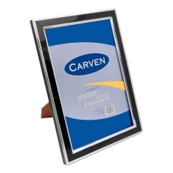 DOCUMENT FRAME CARVEN A4 BLACK/SILVER