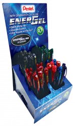PEN PENTEL ENERGEL 0.7MM BL417 STICK DISPLAY 60