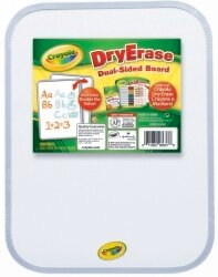 DRY ERASE BOARD CRAYOLA 280X215MM DUAL SIDED