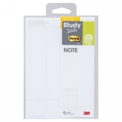 NOTES POST-IT 102X149MM STUDY TOOLS NOTE WHITE