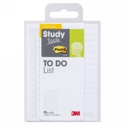 NOTES POST-IT 102X74.5MM STUDY TOOLS TO DO LIST