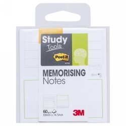 NOTES POST-IT 69X74.5MM STUDY TOOLS MEMORISING NOTES