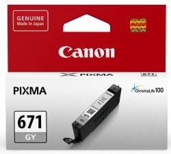 INKJET CART CANON CLI671GY GREY