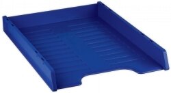 DOCUMENT TRAY ITALPLAST A4 SLIMLINE MULTI FIT BLUEBERRY