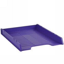 DOCUMENT TRAY ITALPLAST A4 SLIMLINE MULTI FIT GRAPE