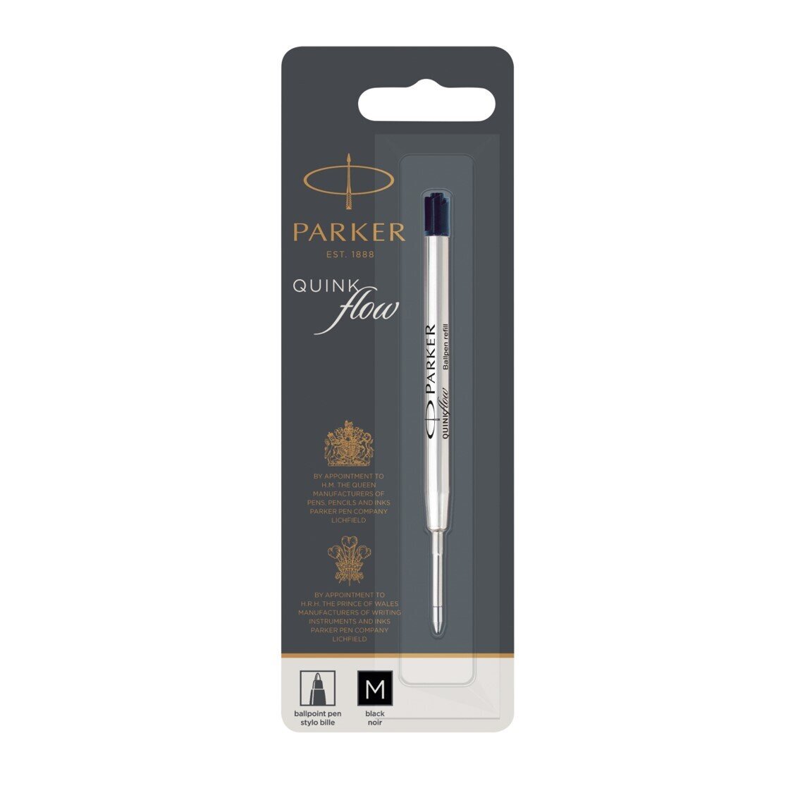PEN REFILL PARKER BP MEDIUM BLACK PK1