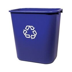 SP- BIN RECYCLING RUBBERMAID 26.6L BLUE MEDIUM