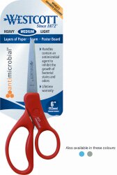 SCISSORS WESTCOTT 152MM STUDENT ANTIMICROBIAL