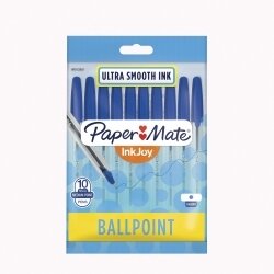 PEN PAPERMATE INKJOY 100 1.0MM MED BLUE PK10