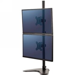 SP- MONITOR ARM FELLOWES DUAL STACKING FREESTANDING MOUNT PROFESSIONAL SERI