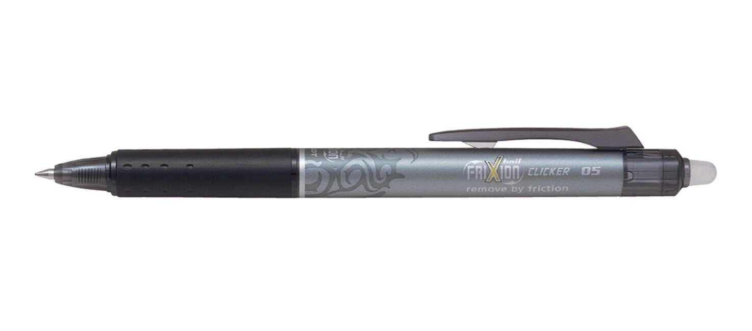 PEN PILOT FRIXION BALL RETRACTABLE 0.5MM BLACK BX12