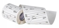 LABEL AVERY 102X47MM SHELF LIFE REMOVABLE WHITE/BLACK 500/ROLL